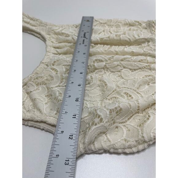 Liberty Love Dress Lace Bodice Handkerchief Hem Tank Flowy Fairy Cottagecore S - Picture 9 of 11